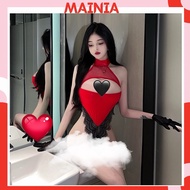 Red Lace Jumpsuit 5696 MAINIA STORE