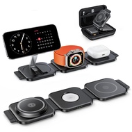 Yashinuo Wireless charger three in one magnetic charger foldable fast charger suitable for Iphone po
