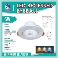 5w Recessed LED Eyeball / LED Spotlight / LED Downlight / LED Cabinet 5w