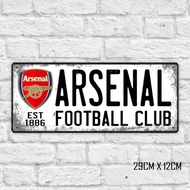 Tin Sign Plate Newcastle Arsenal Chelsea Man City Tottenham