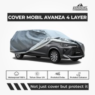 TOYOTA Car Cover Avanza 4-Layer Waterproof UV-Resistant Thick Outdoor Car Cover by Zanusa cover