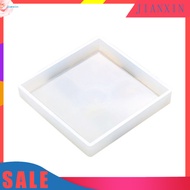  Transparent Coasters Ashtray Cement Candle Tray Flower Pot Base Silicone Mold