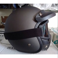 BOGO HELMET POLOS + SHORT PET + GOOGLE MASK