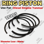 Ring seher Piston Mesin diesel Yanmar Tf105 TF 105