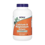 美國Now Foods Calcium Magnesium +D3 , 鈣鎂鋅，240 粒膠囊