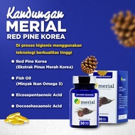 Merial Red Pine Korea Obat Kolesterol Pinus Merah Suplemen Kesehatan