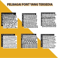 STICKER ABJAD / STIKER HURUF / STIKER ABC / STIKER PVC