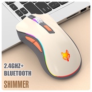 XUNFOX K820 RGB Wired Keyboard 94 Keys with Volume Knob Gaming Keyboard Mouse Combo For Computers PC