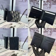DIOR New Product Wallet Saddle Bi-Fold Card Holder Men Shorts Wallet Wallet Women Wallet Wallet