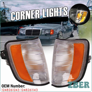 ZBER ไฟสัญญาณไฟเลี้ยวด้านหน้าสำหรับรถยนต์ที่มุมสำหรับ Mercedes Benz E Class W124 1985-1996 124826124