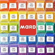 MARD同色系拼豆套装拼豆豆221色补充包10克多色融合豆2.6mm小豆20260827