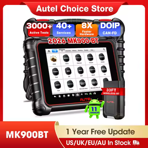 Autel MaxiCOM MK900-BT MK900BT Diagnostic Scanner Wireless DoIP /CAN Automotive Tools FD Scan Tool A