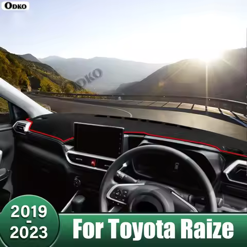 Car Dashboard Cover Avoid Light Pad Sun Shade Mat Non-Slip Case Accessories For Toyota Raize A200 Ro