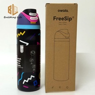 Owala Cup Remix Magic Owala FreeSip สแตนเลสสตีลเก็บความเย็นขวดพร้อมหลอดน้ำสำหรับกีฬาการเดินทางปราศจา