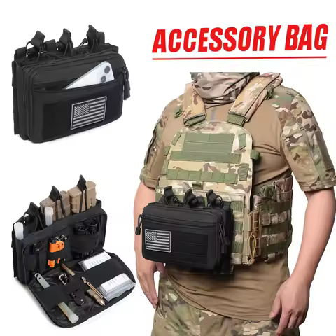 Tactical Triple Magazine Type Magazine-Packed Rifle 5.56/7.62 Magazine Pouch Storage Bag Multi-Purpo