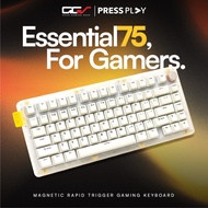 PressPlay ESSENTIAL75 HE 75% Rapid Trigger Magnetic Switch Mechanical Keyboard by Press Play - Magne