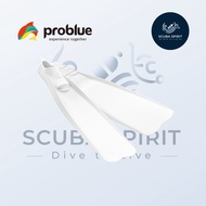 Problue F-795 Rubber Long Blade Fins | Long Fins | Barracuda Fins | Full Foot Fins | Scuba Spirit