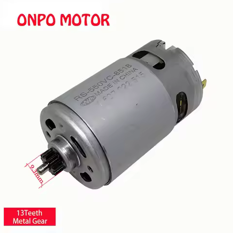 10.8V 13 Teeth DC Motor,RS-550VC-8518,ONPO Parts Can Be Use To BOSCH GSR10.8-2-LI 3601H681B0 Cordles
