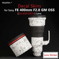 FE400 F2.8 GM Lens Decal Skins SEL400F28GM Lens Skin for Sony FE 400mm f/2.8 GM OSS Lens Protector S