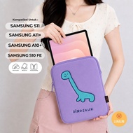 UNGU Samsung Galaxy Tab S11 5G Premium Case - Sleeve tablet S10 FE A11+ A10 11 inch Purple Dino Moti