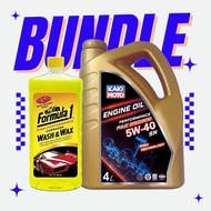 5W40 Fully Synthetic Motor Oil / KAKIMOTO Engine Oil (4 Liter) 5W-40