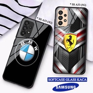 Softcase Glass Kaca SAMSUNG A33(5G) A53(5G) - Casing hp SAMSUNG A33(5G) A53(5G) [ S41 ].