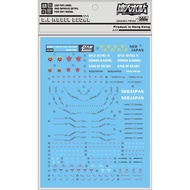 DL MG 1/100 Hi-Resolution God Gundam Water Decal