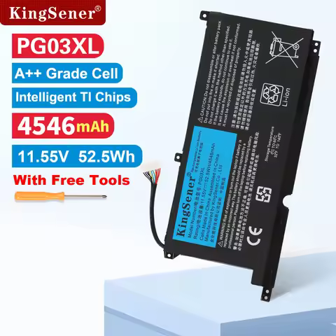 KingSener PG03XL Battery For HP Pavilion Gaming 15-DK dk0003nq 15-dk0020TX 15-ec 15-ec0000 OMEN 5X F