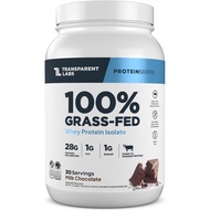 Transparent Labs Grass-Fed Whey Protein Isolate - Naturally Flavored, Gluten Free Whey Protein Powde