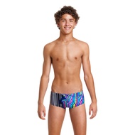 Funky Trunks Boy's Sidewinder Trunks Zorse code