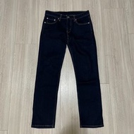 Levi's levis 04511-1042 W30 L30 深藍低腰窄版彈性原色牛仔褲 511 510 522