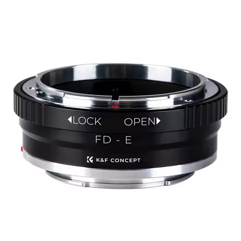 K&F Concept FD to E II Lens Adapter for Canon FD Mount Lens to Sony E a5000 a6000 A7C A7C2 A1 A9 A7S