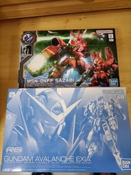 全新未砌pb限定高達 模型，RG雪崩能天使，BB沙煞比
