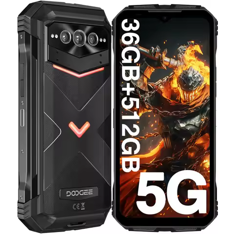 Global Version DOOGEE V Max Plus 5G Rugged Phone 6.58" 120Hz 36GB(16+20) 512GB 200MP Ai Camera 22000