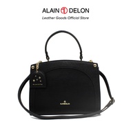 ALAIN DELON LADIES PERFORATED ELEMENT SERIES TOP-HANDLE BAG WITH KEY CHAIN - AHB0523PN3MA3