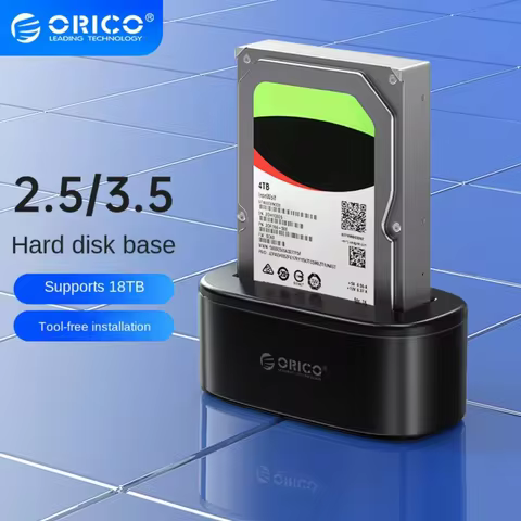 ORICO 2.5/3.5 Inch Hard Drive Docking Station for 2.5 3.5 HDD SSD Disk Case HDD Box Dock Hard Drive 