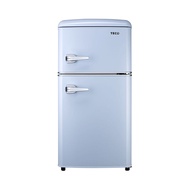 【TECO 東元】86L 一級能效定頻右開雙門復古式冰箱 R1086B