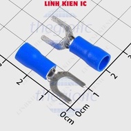 [20 Pieces]- SV3.5-6 Cos Y-shaped Head With Wire Cover 2,63-4.6mm2 M6 Screws Blue Linhkien IC