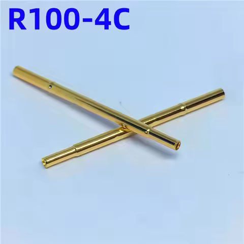20/100PCS R100-4C Test Pin P100-B Receptacle Brass Tube Needle Sleeve Seat Crimp Connect Probe Sleev