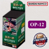 ONE PIECE OP-12 Card Game Master-Disciple Bond Box 24 Packs + October 2025 Promo Card Set 3 Packs BA