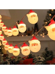 耶誕節裝飾,led星星,彩色電鍍球燈串,聖誕樹吊飾,裝飾道具,發光燈串,聖誕禮品