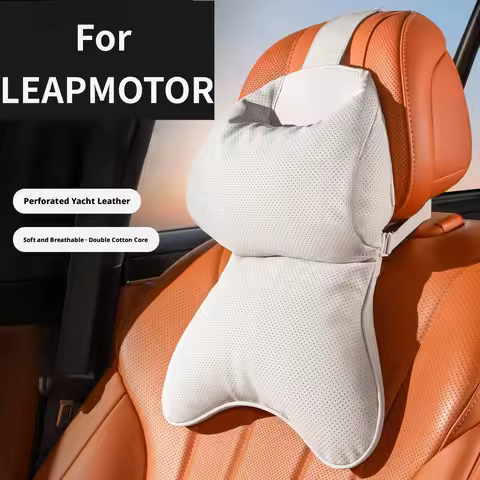 Nappa leather car headrest and shoulder integrated protector suitable for Leapmotor C10（EV / EREV）C1