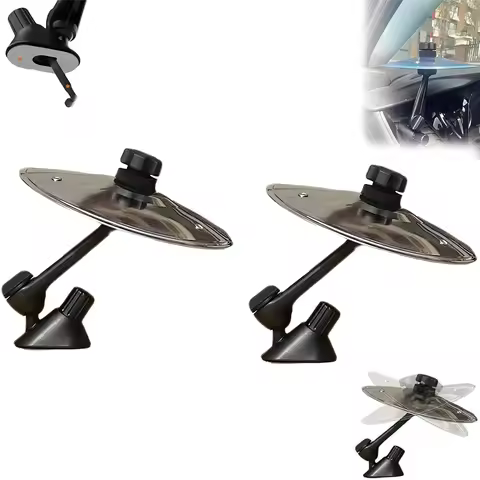 1/2PC Car Crash Cymbal Air Vent Mini Drum Car Hand-shooting Cymbals Car Drum Cymbal Air Vent Musical