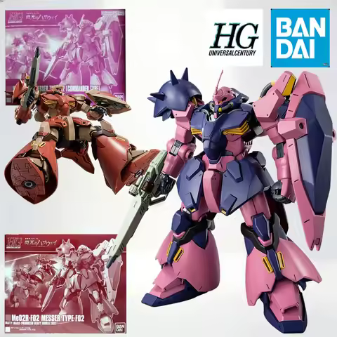 BANDAI SPIRITS HG 1/144 Me02R Messer F02 Standard & Commander Mecha Model Gundam Hathaway's Flash As