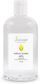 SODIUM LACTATE for Soap Making & Lotions | Organic 60% USP Pure Natural Preservative | Harder Bar of