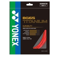 YONEX STRING BG65 TITANIUM 0.70MM ORIGINAL