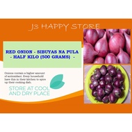 SIBUYAS NA PULA - RED ONION ( HALF KILO - 500GRAMS)