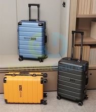 東西物聚 - 包安裝送貨-[20寸]冰藍-新款輕便旅行鋁框行李箱 旅行喼 旅行箱 拉桿箱 密碼箱