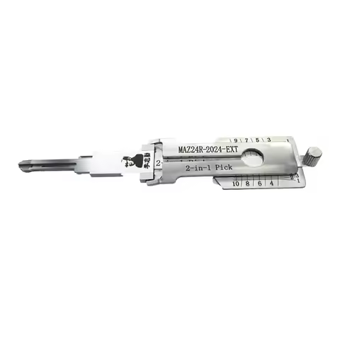 Lishi MAZ24R-2024-EXT 2 in 1 Lock Pick Decoder Ignition Car Door Opener for New Mazda Models After 2