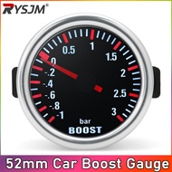 3.0 BAR 2"52MM Mechanical Turbo Boost Indicator Car Gauge Meter Gasoline Engine Boost Meter Car Auto